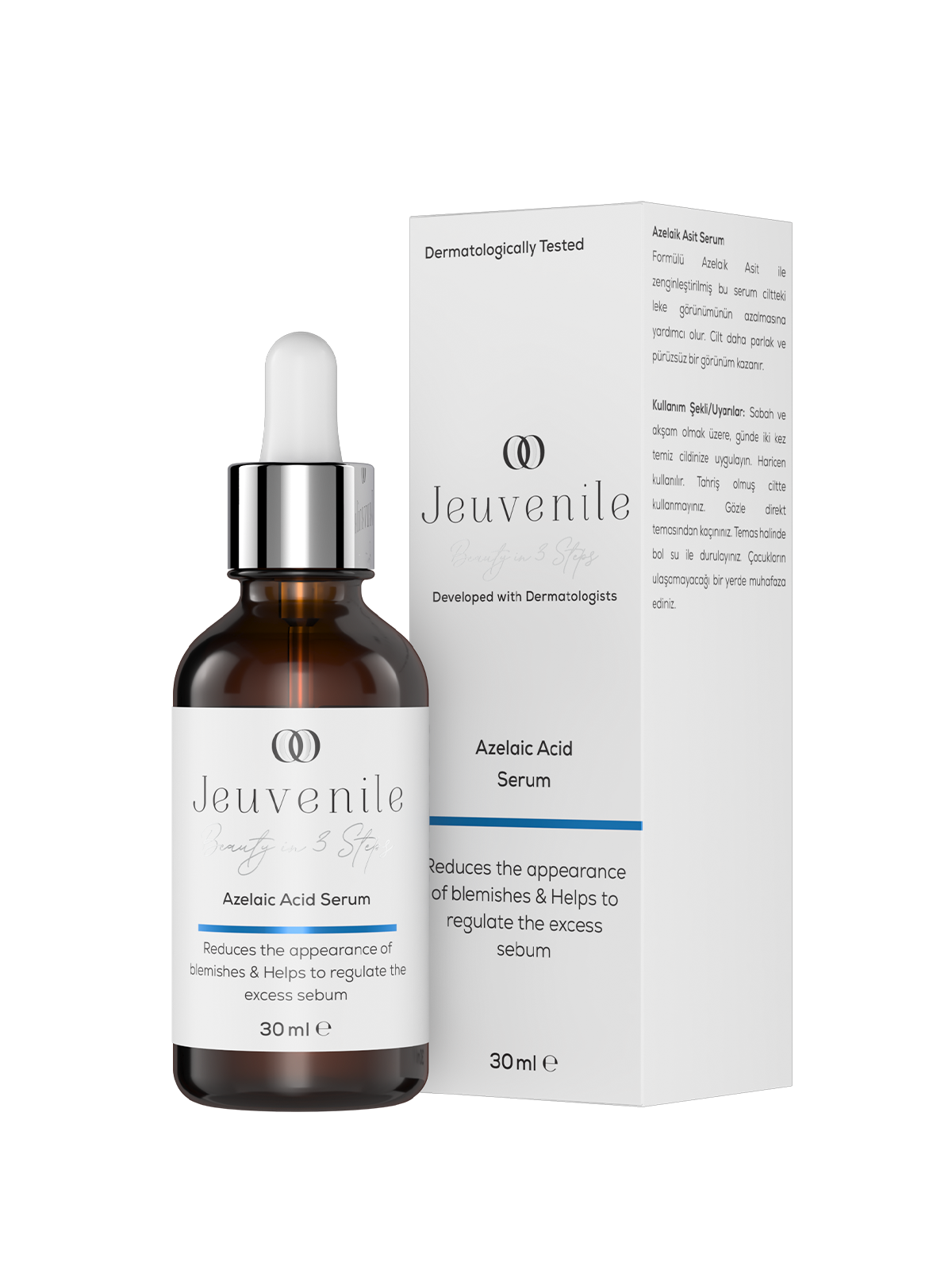 Leke Karşıtı, Cilt Tonu Eşitleyici Azelaik Asit Serum