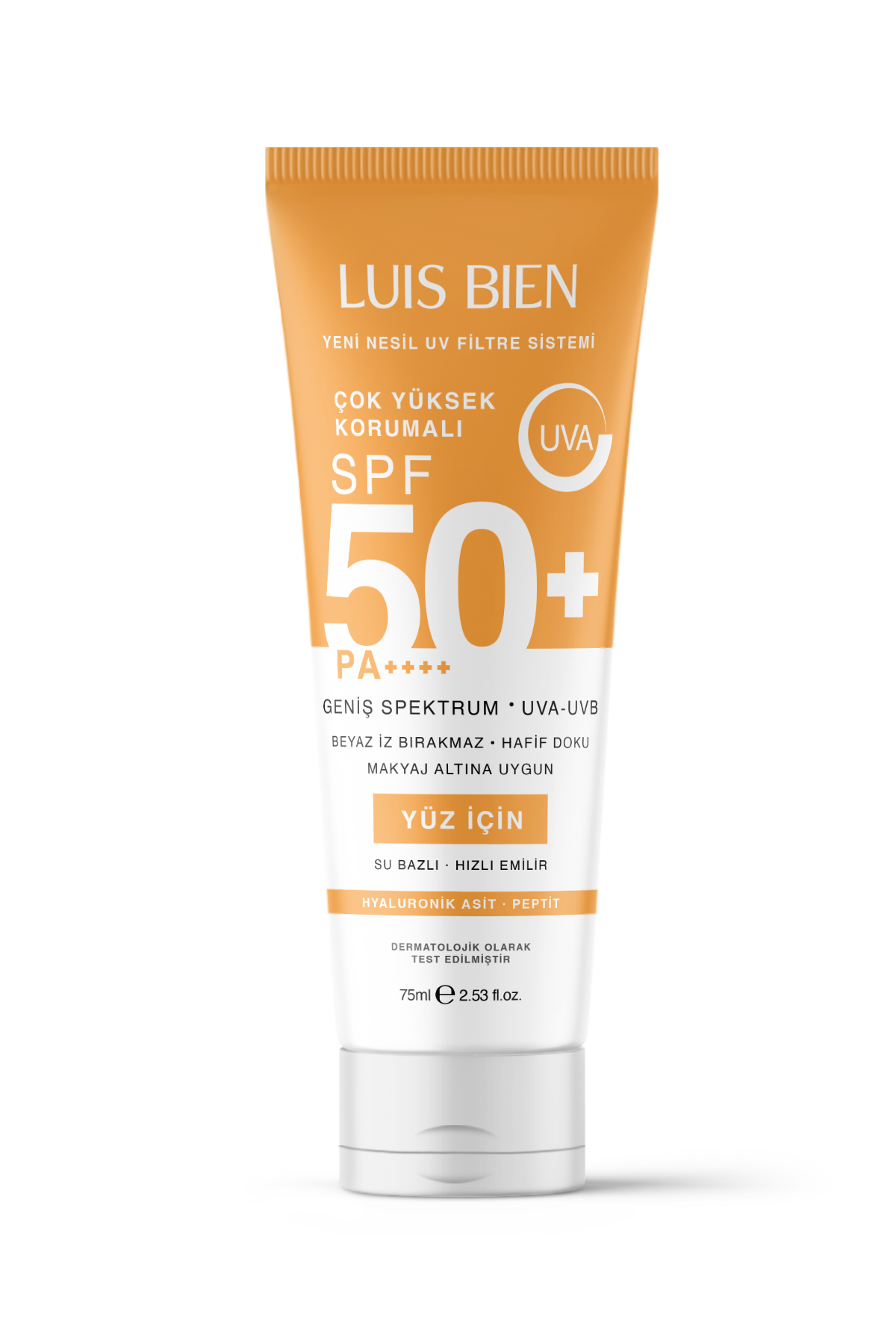 Luis Bien × Anıl Güler Yüz Güneş Kremi SPF 50+ PA++++ | Su Bazlı, Yüz İçin (75 ml)