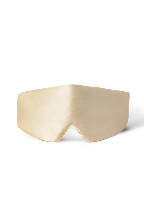 Beauty Pillow %100 İpek Uyku Maskesi & Göz Bandı Bej