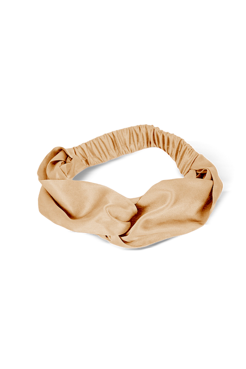 Beauty Pillow %100 İpek Saç Bandı- Bej