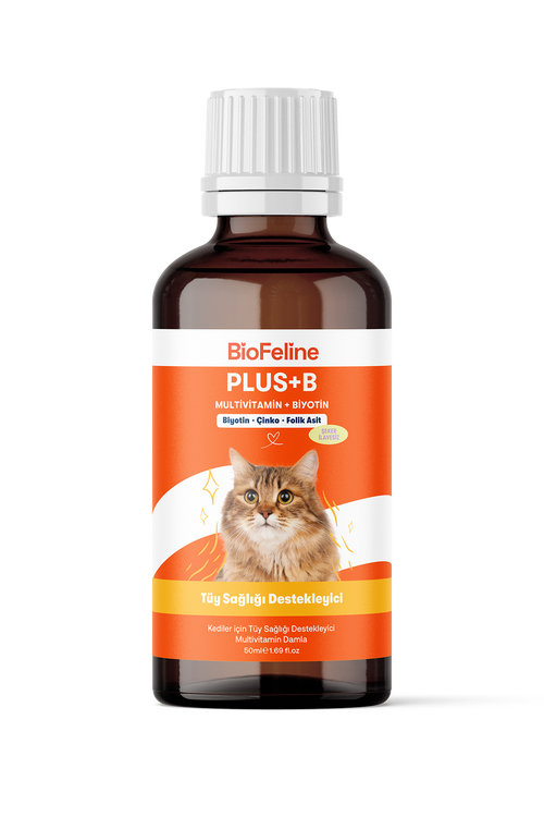 Kedi Biotin & Çinko Damlası 50 ml - Tüy Sağlığı Desteği | BioFeline