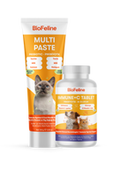 Kediler İçin Bağışıklık & Enerji Destek Seti – Multivitamin | BioFeline