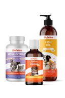 Köpekler İçin Eklem & Tüy Sağlığı Tablet Seti – Omega + Glukozamin | BioFeline