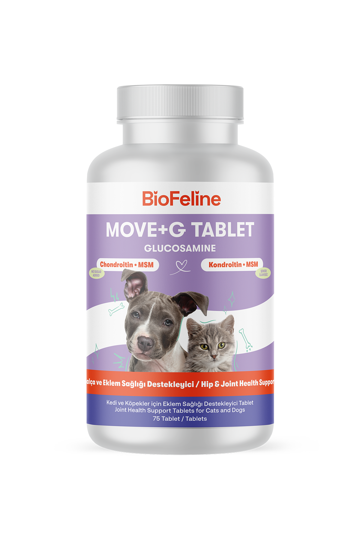 Kedi & Köpek İçin Eklem Destek Tableti – Glukozamin, Hareket Sağlığı | BioFeline
