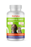 Kedi & Köpek İçin Üriner Destek Tableti – İdrar Yolu Konforu, 75 Adet | BioFeline