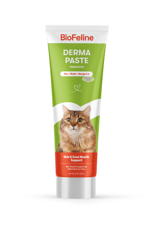 Kediler İçin Tüy Dökülmesi Karşıtı Derma Malt Macunu 100 ml | BioFeline