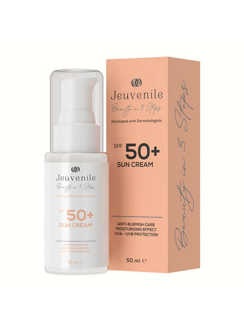 Jeuvenile SPF 50+ Leke Karşıtı Antioksidan Güneş Kremi | Jeuvenile