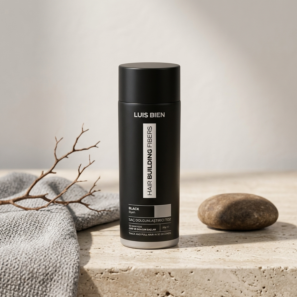 Luis Bien Saç Dolgunlaştırıcı Fiber Toz – Siyah