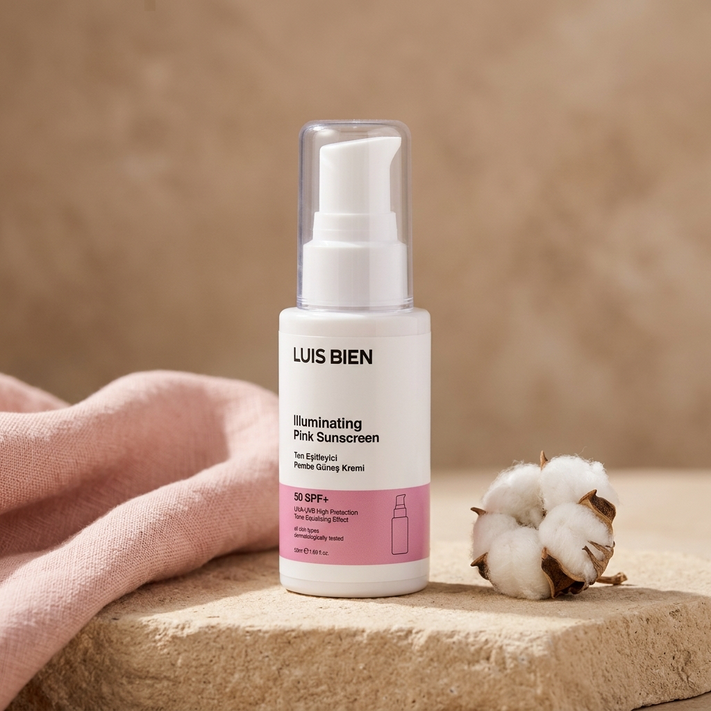 Luis Bien Pembe SPF 50+ Ton Eşitleyici Güneş Kremi 50 ml