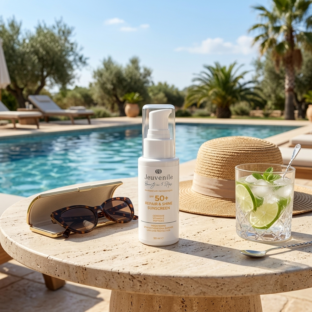Jeuvenile SPF 50+ Işıltı Veren Onarıcı Güneş Kremi