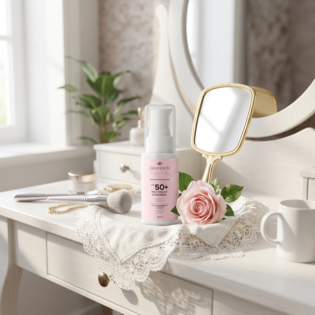 Jeuvenile SPF 50+ Centella Renkli Güneş Kremi – Pembe Ton