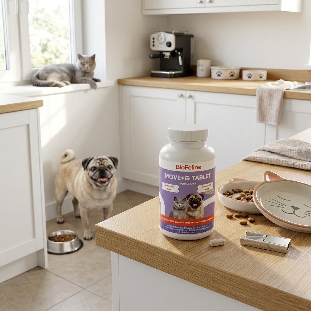 Kedi & Köpek İçin Eklem Destek Tableti – Glukozamin, Hareket Sağlığı | BioFeline