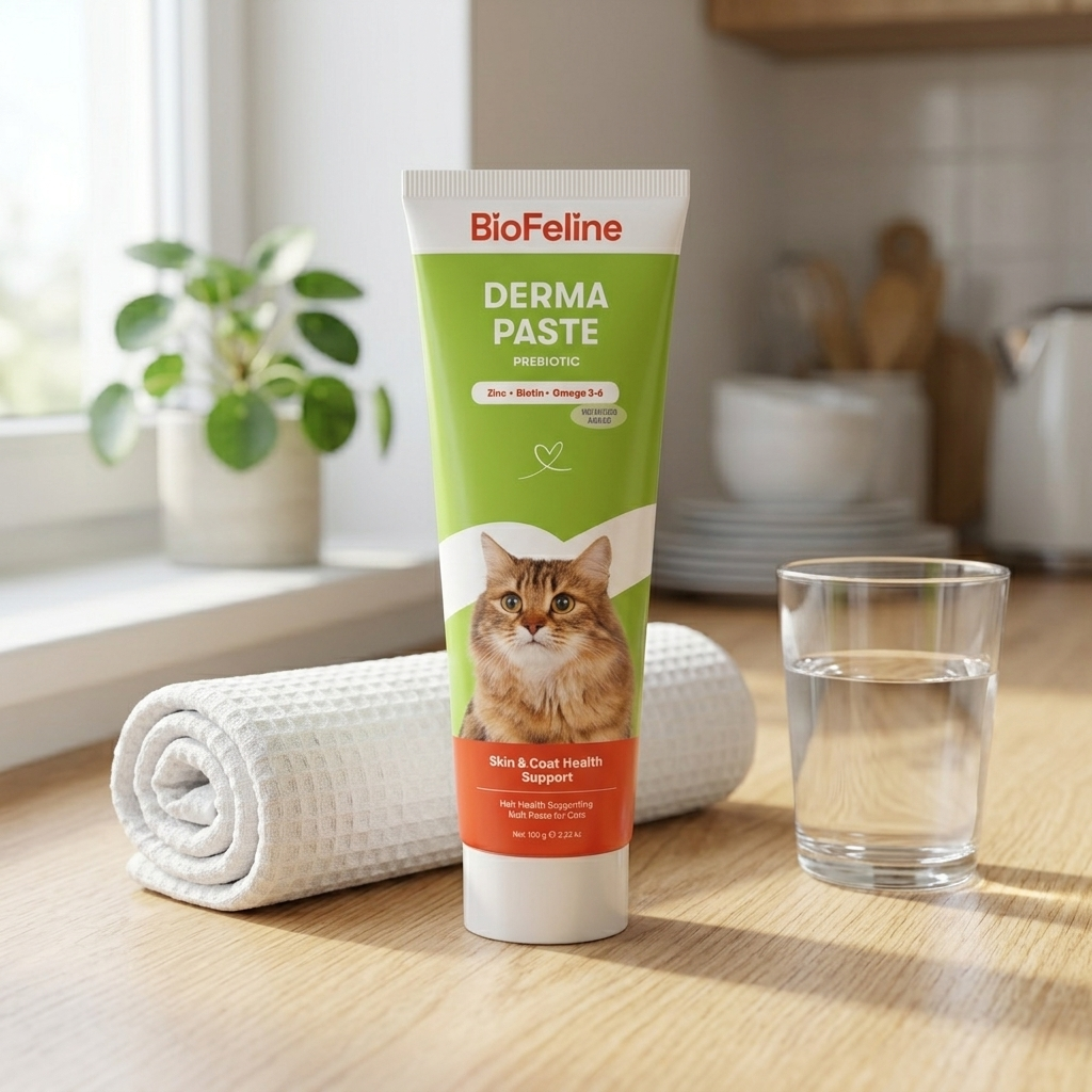 Kediler İçin Tüy Dökülmesi Karşıtı Derma Malt Macunu 100 ml | BioFeline