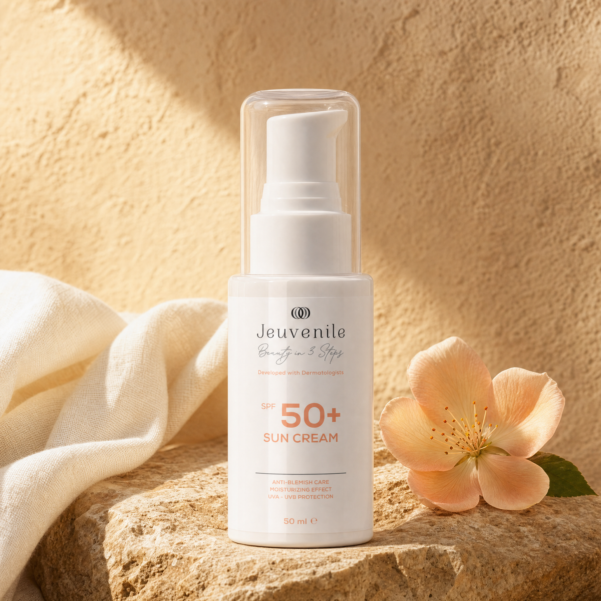 Jeuvenile SPF 50+ Leke Karşıtı Antioksidan Güneş Kremi