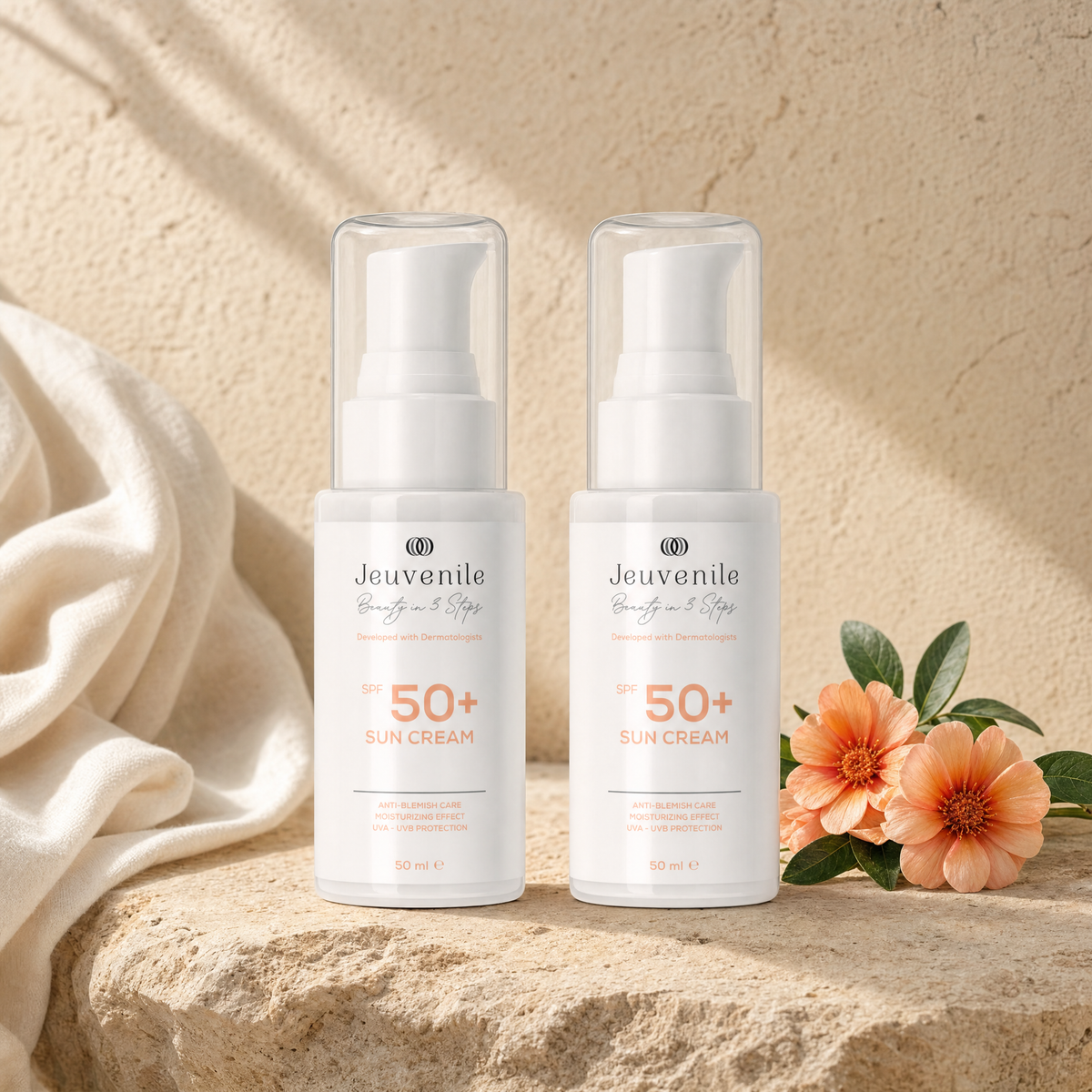 Jeuvenile SPF 50+ Güneş Koruma Seti – Leke Karşıtı