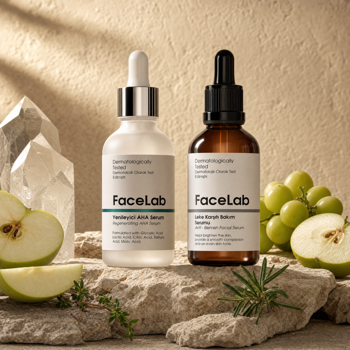 Facelab AHA Peeling & Leke Karşıtı Bakım Seti