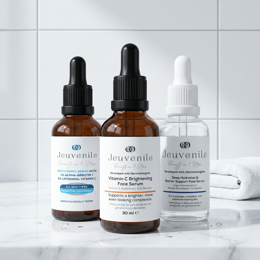 Jeuvenile Leke Karşıtı Bakım Seti – AHA & BHA + Liposomal C Vitamini