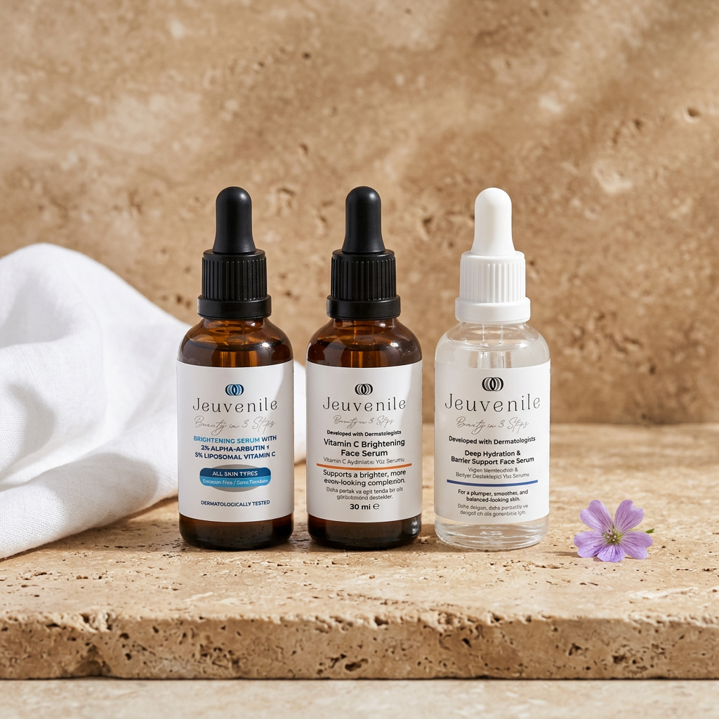 Jeuvenile Leke Karşıtı Bakım Seti – AHA & BHA + Liposomal C Vitamini