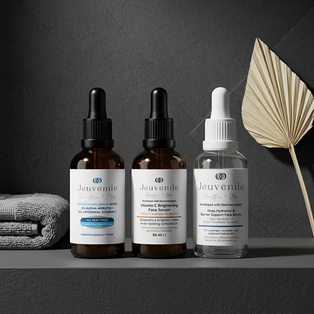 Jeuvenile Leke Karşıtı Bakım Seti – AHA & BHA + Liposomal C Vitamini