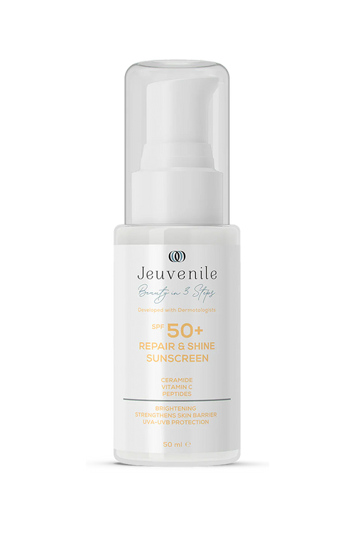 Jeuvenile SPF 50+ Işıltı Veren Onarıcı Güneş Kremi