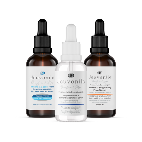 Jeuvenile Leke Karşıtı Bakım Seti – AHA & BHA + Liposomal C Vitamini