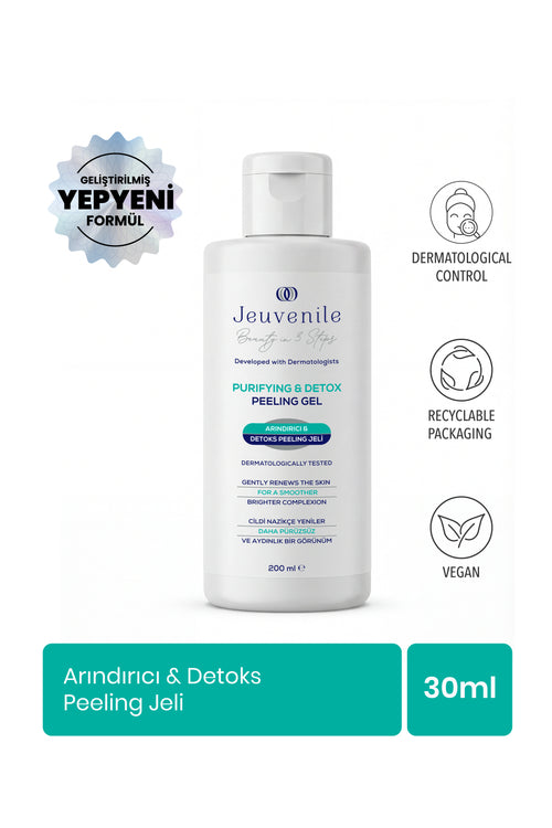 Jeuvenile Niacinamide İçerikli Arındırıcı Jel Yüz Temizleyici – Siyah Nokta Karşıtı | Jeuvenile