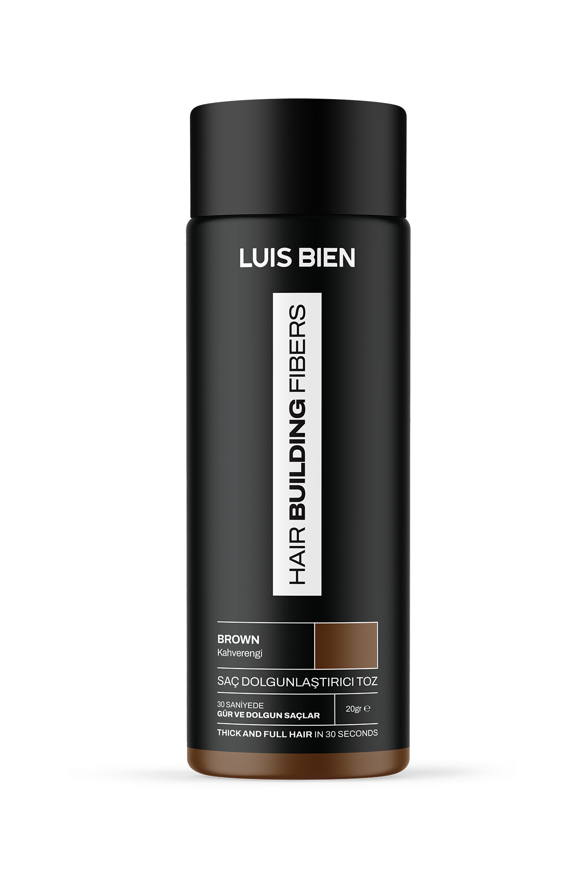 Luis Bien Saç Dolgunlaştırıcı Fiber Toz – Kahverengi
