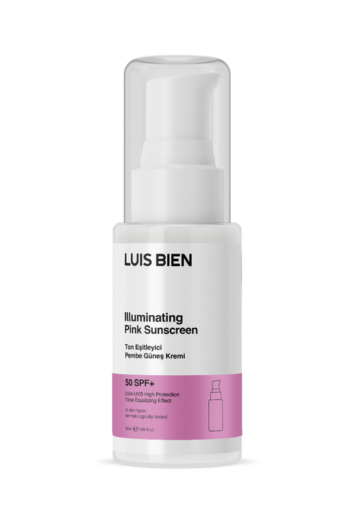 Luis Bien Pembe SPF 50+ Ton Eşitleyici Güneş Kremi 50 ml