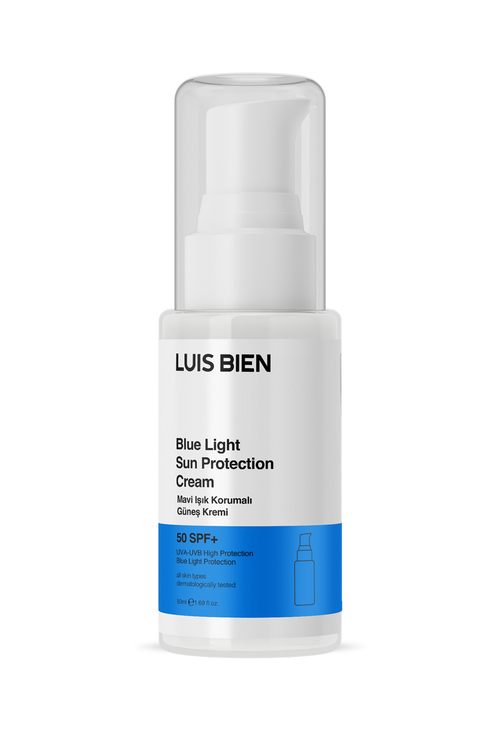 Luis Bien SPF 50+ Yüz Güneş Kremi – Mavi Işık Korumalı, Yağsız 50 ml