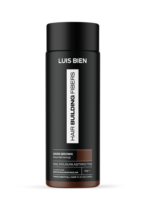 Luis Bien Saç Dolgunlaştırıcı Fiber Toz – Koyu Kahverengi