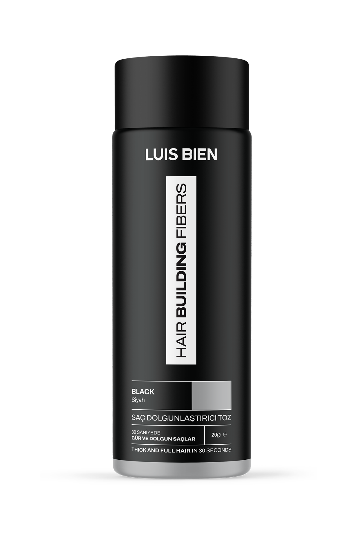 Luis Bien Saç Dolgunlaştırıcı Fiber Toz – Siyah
