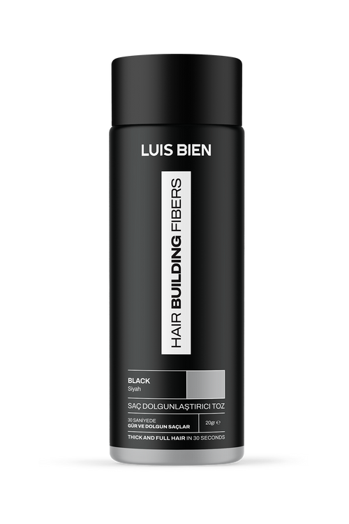 Luis Bien Saç Dolgunlaştırıcı Fiber Toz – Siyah