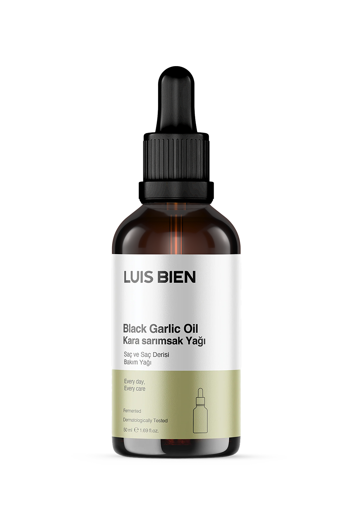 Luis Bien Kara Sarımsak Saç Bakım Yağı 50 ml – Onarıcı